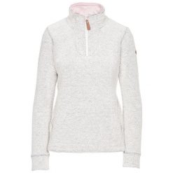 Bluza Damska Ronette. Białe bluzy damskie Trespass, na zimę, l, z aplikacjami, z bawełny, bez kaptura. Za 198.99 zł.