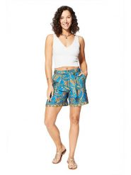 Aller Simplement Szorty w kolorze niebieskim ze wzorem rozmiar: 34/36. Niebieskie szorty damskie Aller Simplement, bez wzorów, z tkaniny. Za 43.99 zł.