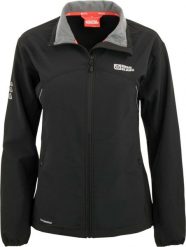 Damska kurtka softshell Nordblanc – cienka czarna. Czarne kurtki sportowe damskie Erima, s, bez wzorów, z elastanu, bez kaptura. Za 233.99 zł.