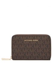 MICHAEL Michael Kors Portfel 32F9GJ6D0B Brązowy. Brązowe portfele damskie MICHAEL Michael Kors, bez wzorów, ze skóry. Za 369.99 zł.