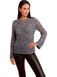 Heine Sweter w kolorze szarym rozmiar: 38. Szare swetry klasyczne damskie Heine, bez kołnierzyka. Za 104.99 zł.