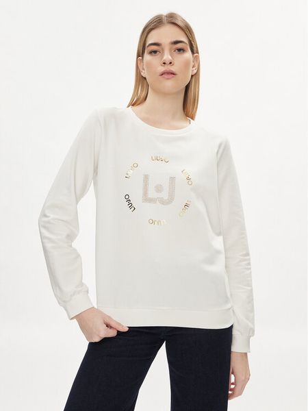 Liu Jo Bluza TA4225 FS090 Écru Regular Fit. Bluzy damskie Liu Jo, s, bez wzorów, z bawełny, bez kaptura. Za 739.99 zł.