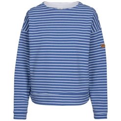 Koszulka/Bluza Damska Soothing Striped Marl Top. Fioletowe bluzki damskie Trespass, xs, bez wzorów, bez kołnierzyka, bez ramiączek. Za 210.99 zł.