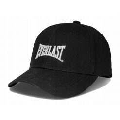 CZAPKA Z DASZKIEM EVERLAST bejsbolówka bawełna sportowa. Czarne czapki z daszkiem damskie EVERLAST, bez wzorów, z bawełny. Za 59.00 zł.