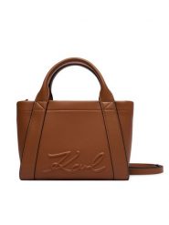 KARL LAGERFELD Torebka B1W30067 Beżowy. Brązowe torebki klasyczne damskie KARL LAGERFELD, ze skóry, bez dodatków. Za 779.99 zł.