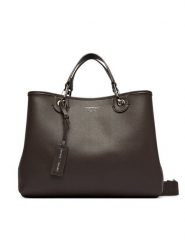 Emporio Armani Torebka EW000360 AF12036 M6458 Brązowy. Brązowe torebki klasyczne damskie Emporio Armani, ze skóry, bez dodatków. Za 1,389.00 zł.