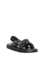 Patrizia Pepe Sandały w kolorze czarnym rozmiar: 33. Czarne sandały damskie Patrizia Pepe, bez wzorów, z otwartym noskiem, bez obcasa, bez zapięcia. Za 282.45 zł.