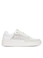 Just Cavalli Sneakersy 80RA3SM1 ZPC09 Biały. Białe obuwie sportowe damskie Just Cavalli, ze skóry, bez zapięcia. Za 739.99 zł.