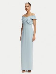 LAUREN RALPH LAUREN Sukienka wieczorowa 253936391008 Niebieski jasny Slim Fit. Niebieskie sukienki damskie Lauren Ralph Lauren, bez wzorów, z syntetyku, wizytowe, bez ramiączek. Za 899.99 zł.