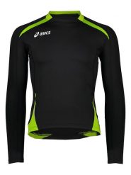 Asics Koszulka funkcyjna "Marion" w kolorze czarnym rozmiar: S. Czarne koszulki damskie Asics, s, bez wzorów, z materiału, bez kołnierzyka, bez ramiączek. Za 86.78 zł.