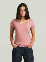 G-Star Koszulka w kolorze jasnoróżowym rozmiar: XXS. Różowe bluzki damskie G-Star, xxs, bez wzorów, z bawełny, retro, bez kołnierzyka, bez ramiączek. Za 88.64 zł.