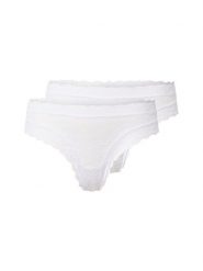 SKINY Stringi w zestawie 2 sztuk Kobiety biały, 40. Białe stringi Skiny, bez wzorów. Za 129.95 zł.