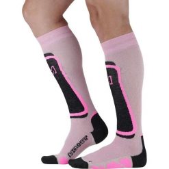 Skarpetki Monnet Fusion. Czerwone skarpetki damskie MONNET, bez wzorów. Za 221.50 zł.