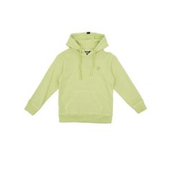 Bluza miękka z bawełna z kaptur na co dzień. Zielone bluzy damskie LEONE 1947 APPAREL, bez wzorów, z bawełny, bez kaptura. W wyprzedaży za 101.80 zł.