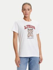 Liu Jo T-Shirt UF5271 JS923 Biały Regular Fit. Białe t-shirty damskie Liu Jo, m, bez wzorów, z bawełny, bez kołnierzyka. Za 219.99 zł.