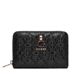 Portfel Guess. Czarne portfele damskie Guess, z aplikacjami. Za 264.99 zł.