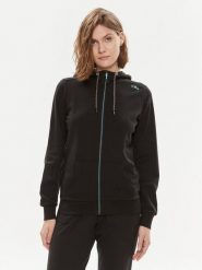 CMP Bluza 32D8016 Czarny Regular Fit. Czarne bluzy damskie CMP, bez wzorów, z bawełny, bez kaptura. Za 159.99 zł.