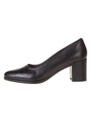 Clarks Skórzane czółenka "Freva55 Court" w kolorze czarnym rozmiar: 36. Czarne czółenka damskie Clarks, bez wzorów, bez obcasa. Za 259.95 zł.