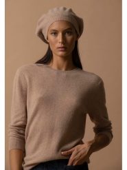 Perfect Cashmere Kaszmirowy sweter w kolorze beżowym rozmiar: S. Brązowe swetry klasyczne damskie Perfect Cashmere, s, z kaszmiru, bez kołnierzyka. Za 347.99 zł.