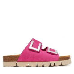 Klapki Dr. Brinkmann. Fioletowe klapki damskie Dr. Brinkmann, bez wzorów, bez obcasa, bez zapięcia. Za 349.99 zł.