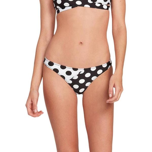 Dół od bikini Volcom Its A New Dot. Czarne bikini Volcom, bez wzorów, z elastanu. W wyprzedaży za 96.00 zł.