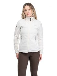 Bergans Kurtka polarowa "Hareid" w kolorze kremowym rozmiar: S. Brązowe kurtki damskie Bergans, s, bez wzorów, z polaru, bez kaptura. Za 333.03 zł.