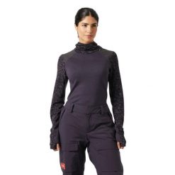 Damska kurtka z kapturem Helly Hansen Lifa Midw. Czarne kurtki damskie Helly Hansen, bez wzorów, z kapturem. Za 595.50 zł.