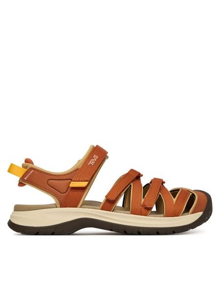 Teva Sandały Tirra Sport Ct 1166310 Pomarańczowy. Brązowe sandały damskie Teva, bez wzorów, bez obcasa, bez zapięcia. Za 449.99 zł.