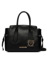 LOVE MOSCHINO Torebka JC4055PP1PLL0000 Czarny. Czarne torebki klasyczne damskie Love Moschino, ze skóry, bez dodatków. Za 1,009.00 zł.