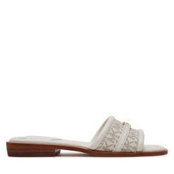 Klapki MICHAEL Michael Kors. Klapki damskie MICHAEL Michael Kors, bez wzorów, bez obcasa, bez zapięcia. Za 679.99 zł.