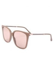 Jimmy Choo Damskie okulary przeciwsłoneczne w kolorze beżowo-jasnoróżowym rozmiar: 57. Brązowe okulary przeciwsłoneczne damskie Jimmy Choo. Za 350.66 zł.