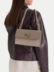 Nine West Torebka CEO-Nyxa-KY219 Szary. Szare torebki wieczorowe damskie Nine West, bez wzorów, z materiału, bez dodatków. Za 179.99 zł.