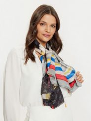 Guess Chusta AW5270 SIL12 Kolorowy. Chusty damskie Guess, z aplikacjami, z jedwabiu. Za 299.99 zł.