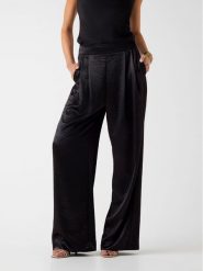 Guess Spodnie materiałowe 180020 Czarny Slim Fit. Czarne spodnie materiałowe damskie Guess, z aplikacjami, z materiału. Za 529.99 zł.