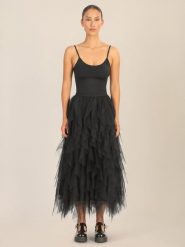 APART Spódnica tiulowa w kolorze czarnym rozmiar: 34. Czarne spódnice damskie Apart, bez wzorów, z tiulu, maxi. Za 295.99 zł.