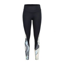 Legginsy sportowe dla kobiet Rukka Monna. Czerwone legginsy damskie Rukka, bez wzorów, z materiału, do biegania. Za 219.65 zł.