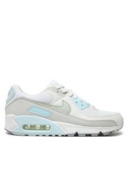 Nike Sneakersy Air Max 90 DH8010 104 Biały. Białe obuwie sportowe damskie Nike, z materiału, bez zapięcia. Za 699.99 zł.