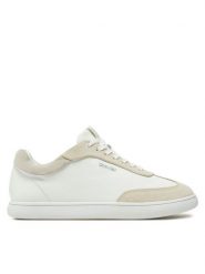 Calvin Klein Sneakersy Cupsole Lace Up - Lth Sue Mix HW0HW02435 Beżowy. Brązowe obuwie sportowe damskie Calvin Klein, ze skóry, bez zapięcia. Za 339.99 zł.
