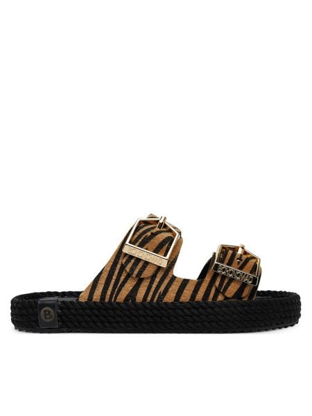 Bohonomad Klapki Sydney SYD.20-ZEB Brązowy. Brązowe klapki damskie Bohonomad, bez wzorów, ze skóry, bez obcasa, bez zapięcia. Za 399.99 zł.