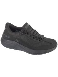 Skechers Sneakersy Contour Foam - Cozy Fit 150404/BBK Czarny. Czarne obuwie sportowe damskie Skechers, z materiału, bez zapięcia. Za 339.99 zł.