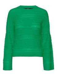 Vero Moda Sweter w kolorze zielonym rozmiar: M. Zielone swetry klasyczne damskie Vero Moda, m, ze splotem, bez kołnierzyka. Za 92.21 zł.