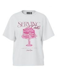 Pieces Koszulka w kolorze białym rozmiar: XS. Białe koszulki damskie Pieces, xs, bez wzorów, z bawełny, bez kołnierzyka, bez ramiączek. Za 43.99 zł.