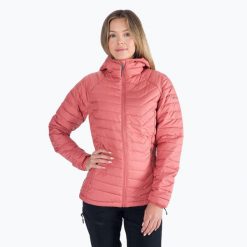 Kurtka puchowa damska Columbia Powder Lite Hooded. Czerwone kurtki damskie Columbia, s, bez wzorów, z puchu, bez kaptura. Za 404.70 zł.