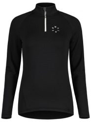 Maloja Bluza polarowa "NaspaeM" w kolorze czarnym rozmiar: S. Czarne bluzy damskie Maloja, s, bez wzorów, z polaru, bez kaptura. Za 184.46 zł.