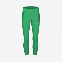 Legginsy damskie Tech Tights. Zielone legginsy damskie Head, xl, bez wzorów, z dzianiny, tenisowe. Za 346.20 zł.