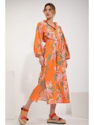 Josephine & Co Sukienka w kolorze pomarańczowym rozmiar: 36. Pomarańczowe sukienki damskie Josephine & Co, bez wzorów, z bawełny, bez ramiączek. Za 300.08 zł.