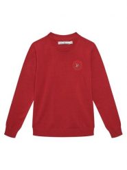 Beverly Hills Polo Club Sweter 76B5W0029 Czerwony Regular Fit. Czerwone swetry chłopięce Beverly Hills Polo Club, z bawełny, bez kołnierzyka. Za 150.99 zł.