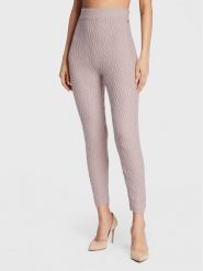 Guess Legginsy Cable Mix W2BB38 Z2QA0 Fioletowy Slim Fit. Fioletowe legginsy damskie Guess, l, z aplikacjami, z syntetyku. Za 239.99 zł.