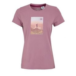 Koszulka Damska Fingal Sunburst Stretch T-shirt. Czerwone t-shirty damskie Regatta, s, bez wzorów, bez kołnierzyka. Za 43.99 zł.