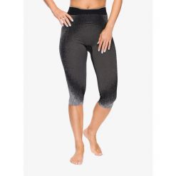 Legginsy termoaktywne damskie Odlo Performance Warm Blackcomb BL Bottom 3/4. Czarne legginsy damskie ODLO, l, bez wzorów. Za 272.99 zł.